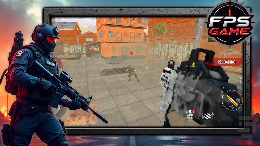 بازی جنگی تکاوران - Gameplay image of android game