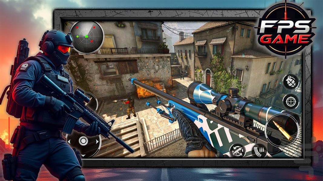 بازی جنگی تکاوران - Gameplay image of android game