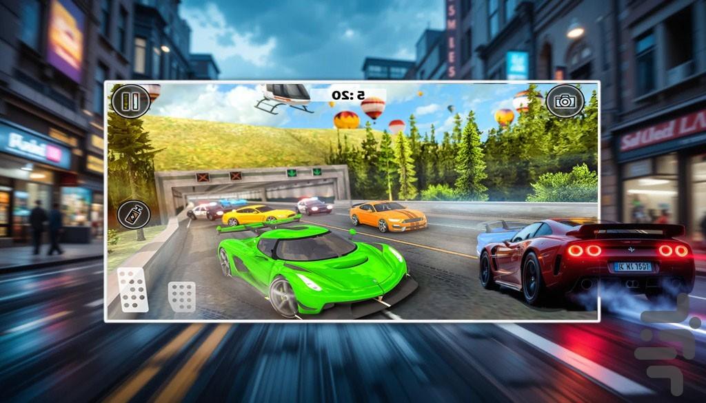 ماشین بازی شوتی - Gameplay image of android game