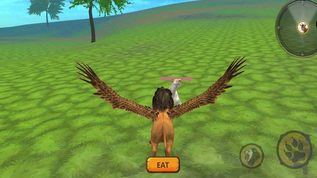 بازی پرواز با شیر جنگل | بازی جدید - عکس بازی موبایلی اندروید