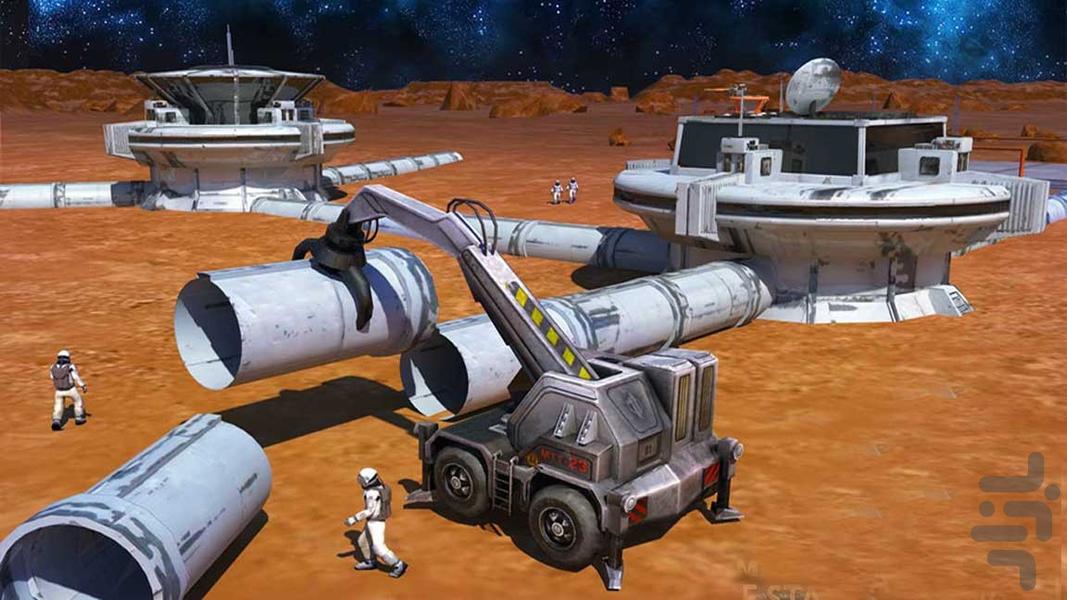 بازی ساخت و ساز در مریخ | بازی جدید - Gameplay image of android game