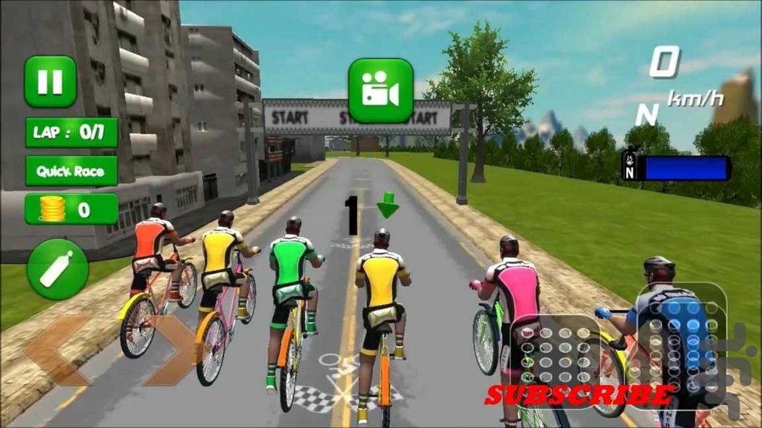 بازی دوچرخه سواری | مسابقات ورزشی - Gameplay image of android game