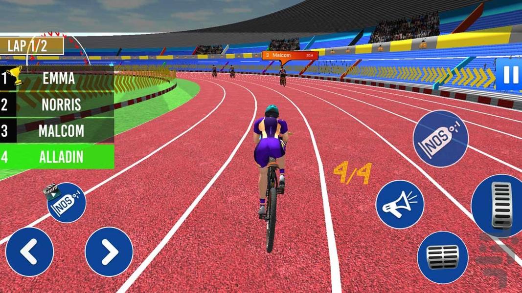 بازی دوچرخه سواری | مسابقات ورزشی - Gameplay image of android game