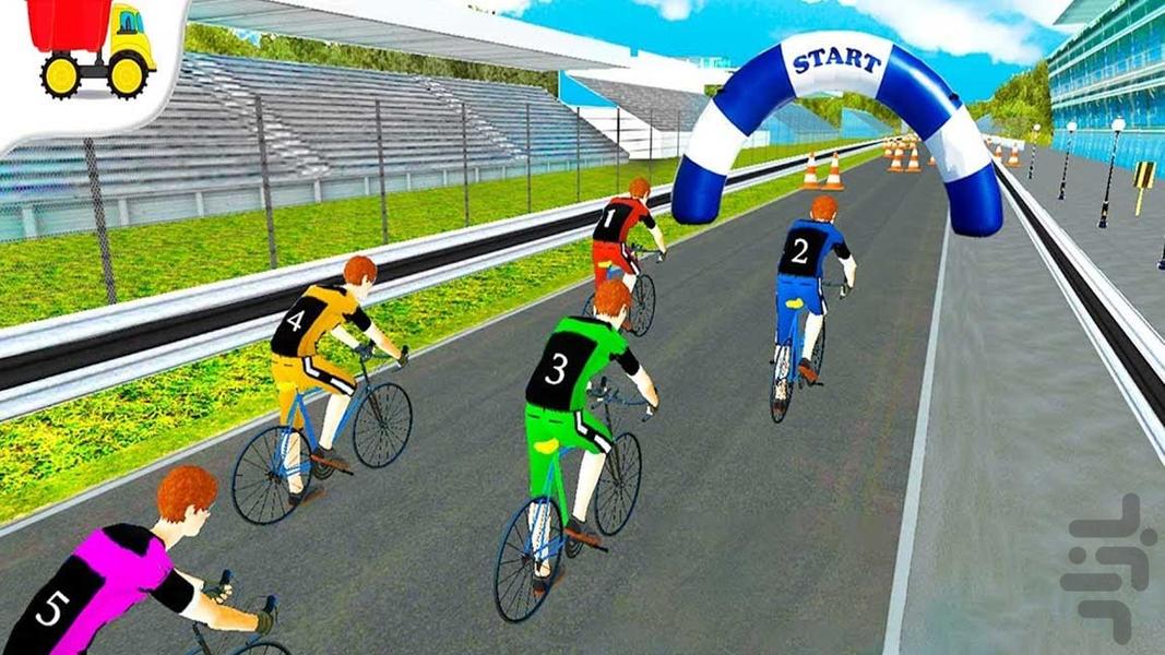 بازی دوچرخه سواری | مسابقات ورزشی - Gameplay image of android game