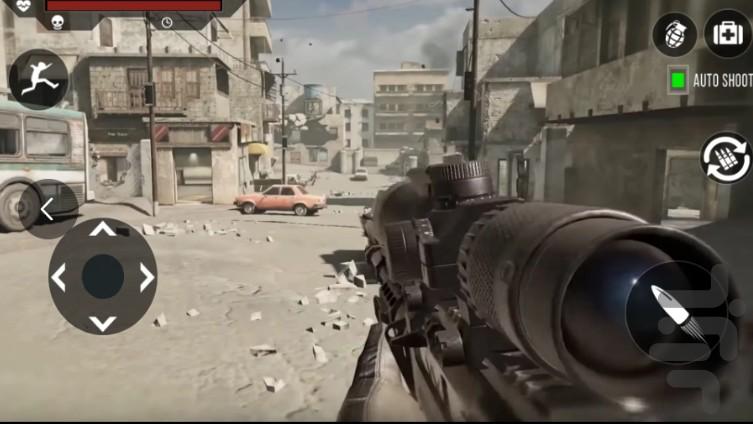 تفنگ بازی در شهر - Gameplay image of android game