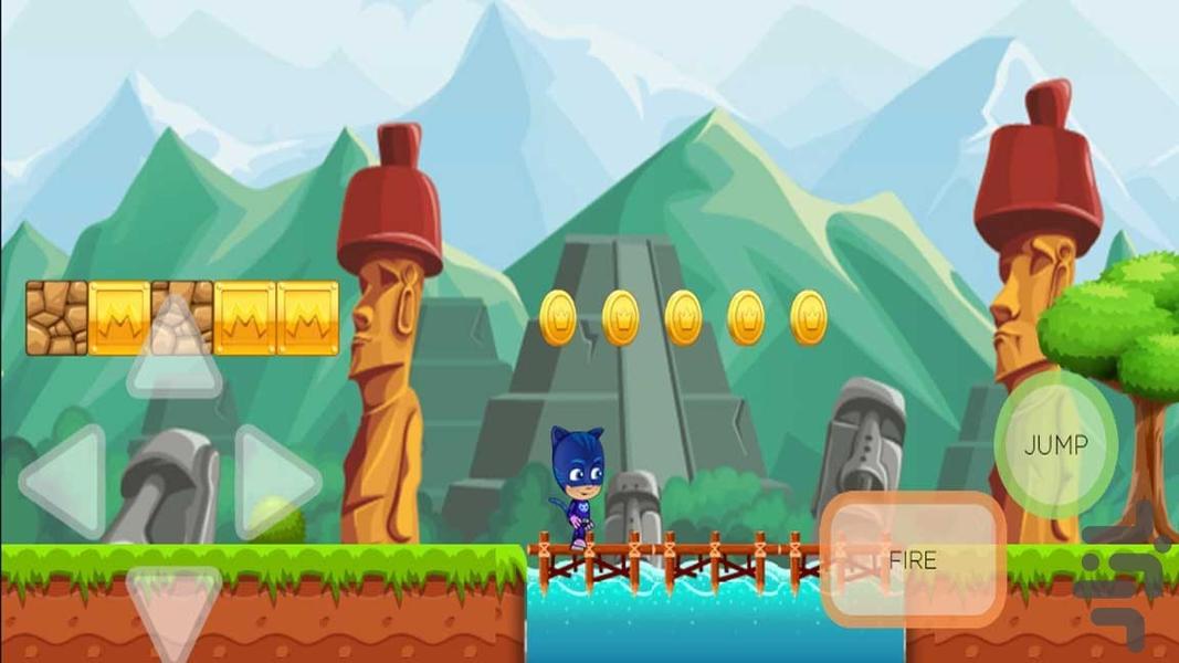 بازی دخترانه گروه شب نقاب - Gameplay image of android game