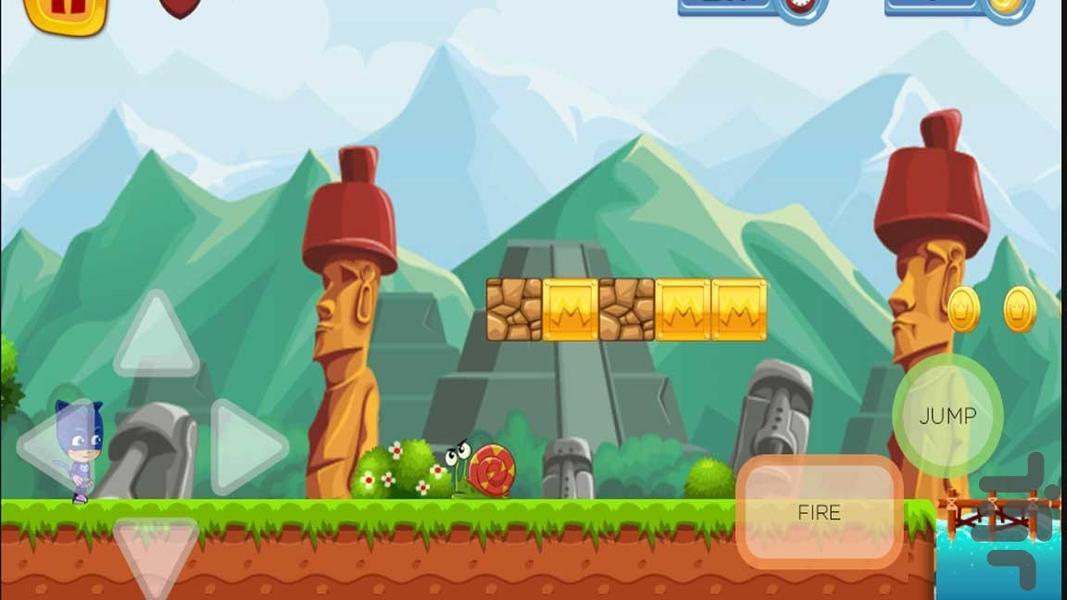 بازی دخترانه گروه شب نقاب - Gameplay image of android game