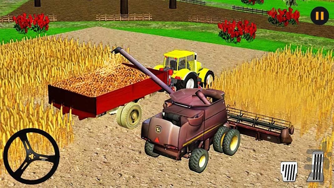 کشاورزی با تراکتور | بازی جدید - Gameplay image of android game