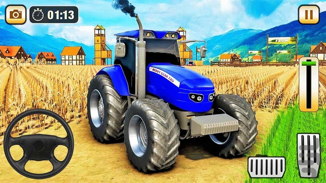 کشاورزی با تراکتور | بازی جدید - عکس بازی موبایلی اندروید