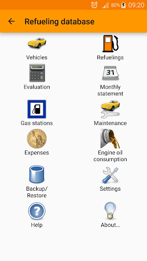 Refueling database - عکس برنامه موبایلی اندروید