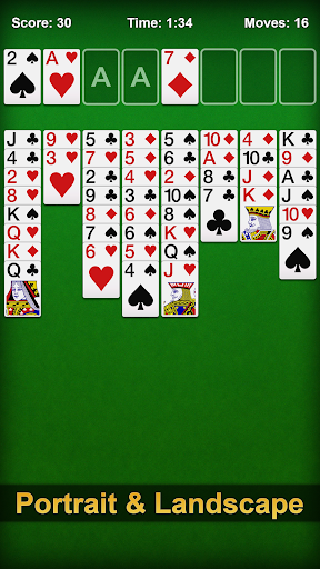 FreeCell Solitaire - Gameplay image of android game