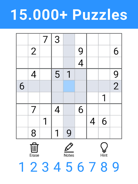 Sudoku - Puzzle & Logic Games - Gameplay image of android game
