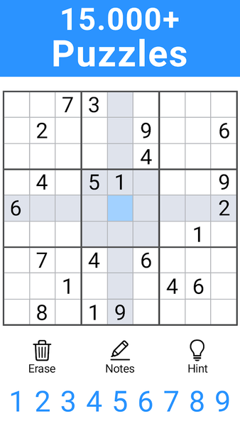 Sudoku - Puzzle & Logic Games - Gameplay image of android game