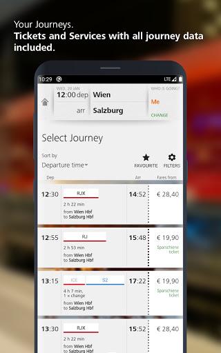 ÖBB Tickets - Image screenshot of android app