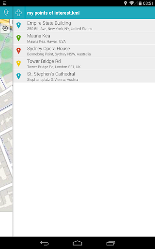MAPinr - KML/KMZ/OFFLINE/GIS - عکس برنامه موبایلی اندروید
