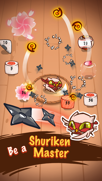 Shuriken Master! - Gameplay image of android game