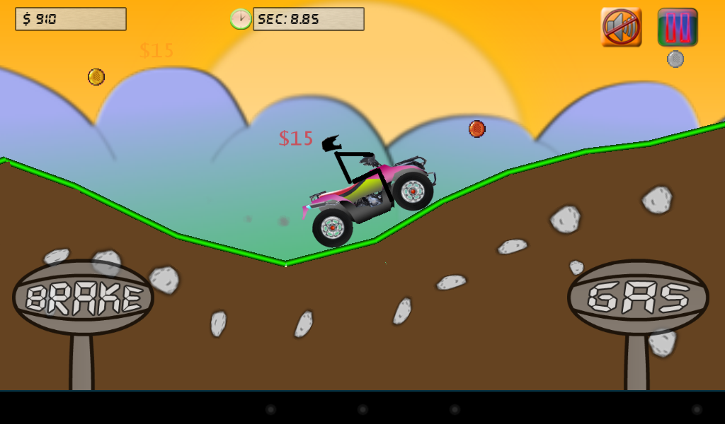 Stickman ATV Extreme racing - عکس بازی موبایلی اندروید