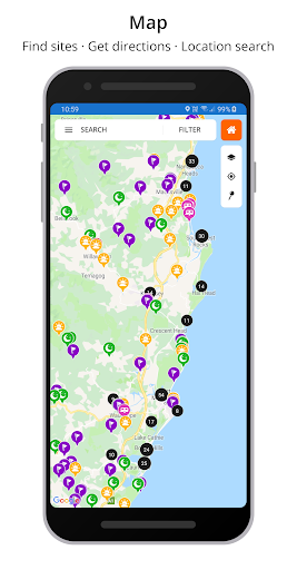 WikiCamps Australia - Image screenshot of android app
