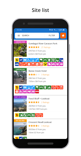 WikiCamps New Zealand - عکس برنامه موبایلی اندروید