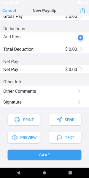 Payslip Maker - عکس برنامه موبایلی اندروید