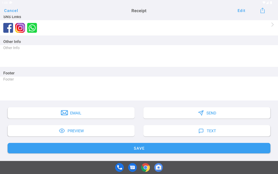 Receipt Maker - عکس برنامه موبایلی اندروید