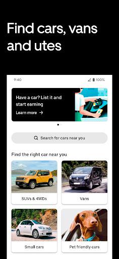 Uber Carshare (Car Next Door) - Image screenshot of android app