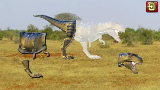Kids dinosaur puzzle games - Gameplay image of android game