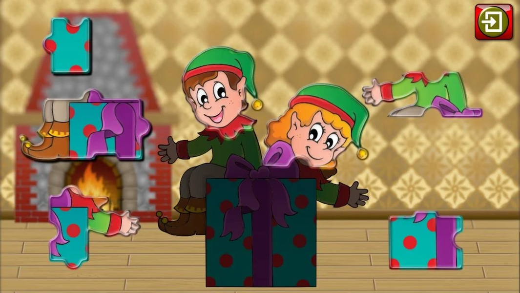 Kids Christmas Puzzles & Games - Image screenshot of android app