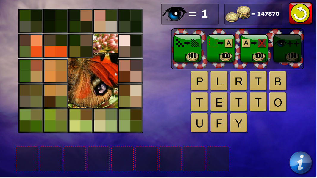 What's Pixelated - word puzzle - Image screenshot of android app