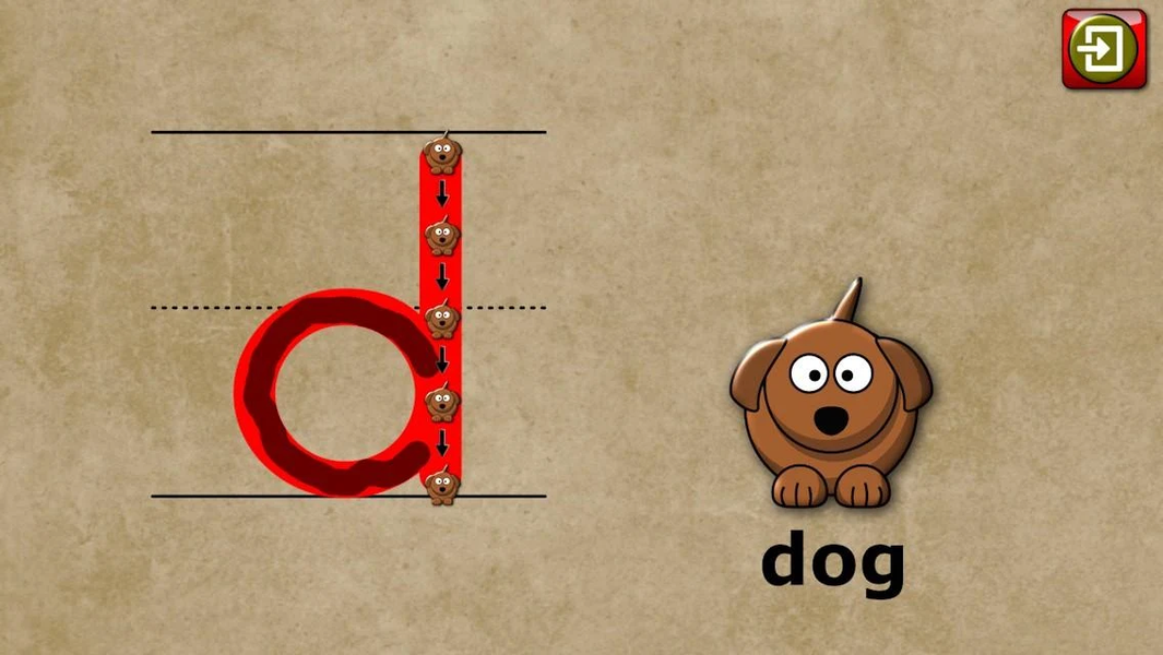 Kids Learn to Write Letters - Image screenshot of android app