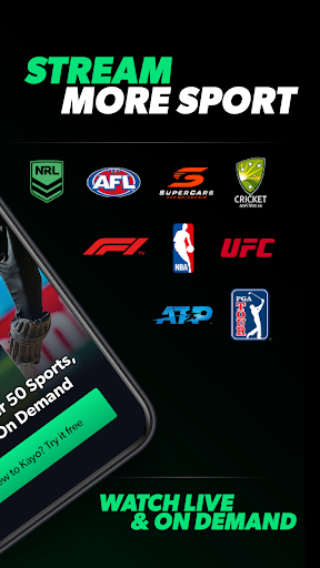 Kayo Sports - Image screenshot of android app