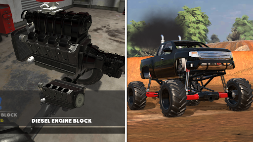 Trucks Off Road - Gameplay image of android game