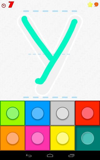 Kids Write ABC! - Gameplay image of android game
