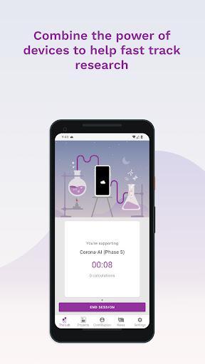 Vodafone Foundation's DreamLab - Image screenshot of android app