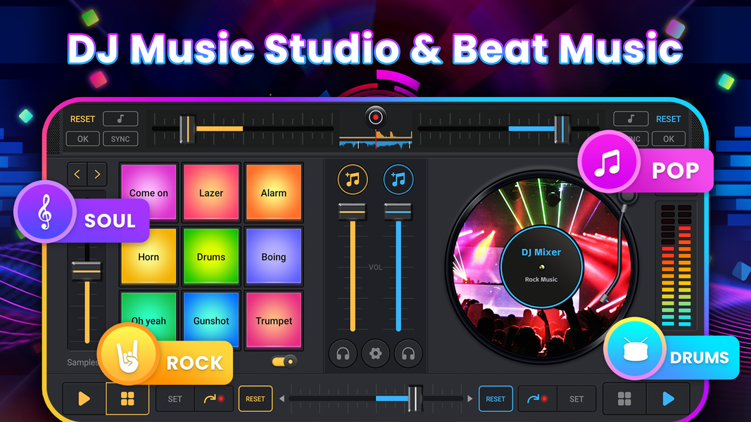 DJ Music Mixer - DJ Remix 3D - Image screenshot of android app