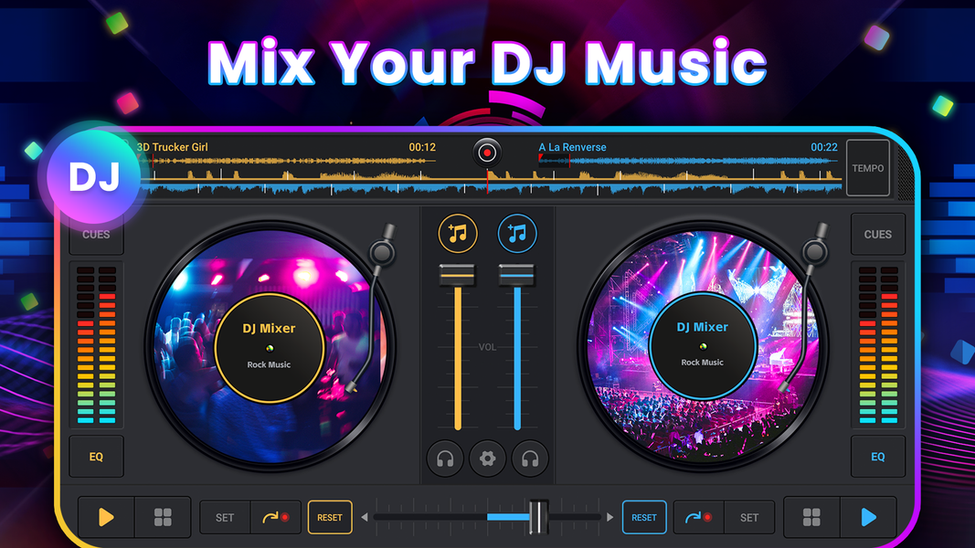 DJ Music Mixer - DJ Remix 3D - عکس برنامه موبایلی اندروید