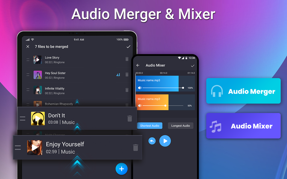 MP۳ Cutter & Ringtone Maker - عکس برنامه موبایلی اندروید