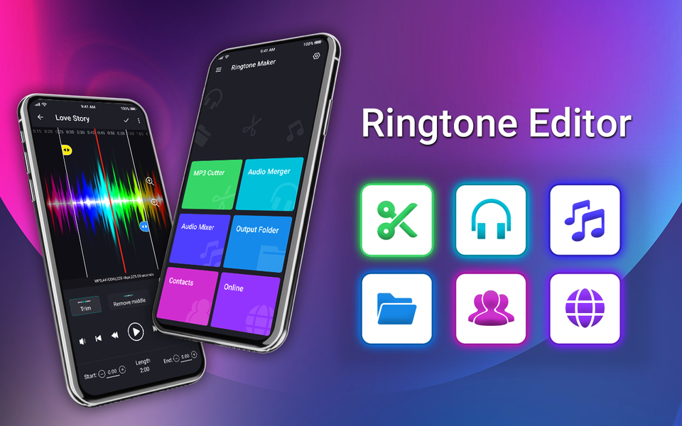 MP۳ Cutter & Ringtone Maker - عکس برنامه موبایلی اندروید