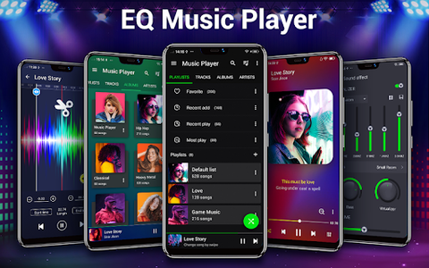 Music Player- Bass Boost,Audio - عکس برنامه موبایلی اندروید