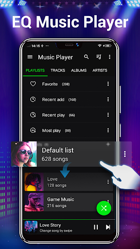Music Player- Bass Boost,Audio - عکس برنامه موبایلی اندروید
