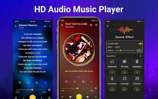Music - Equalizer & Mp3 Player - عکس برنامه موبایلی اندروید