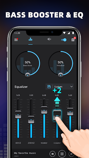 Bass Booster & Equalizer - Image screenshot of android app