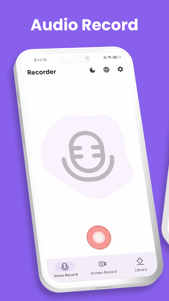 Voice Recorder - عکس برنامه موبایلی اندروید