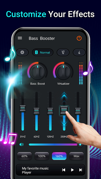 Equalizer- Bass Booster&Volume - Image screenshot of android app