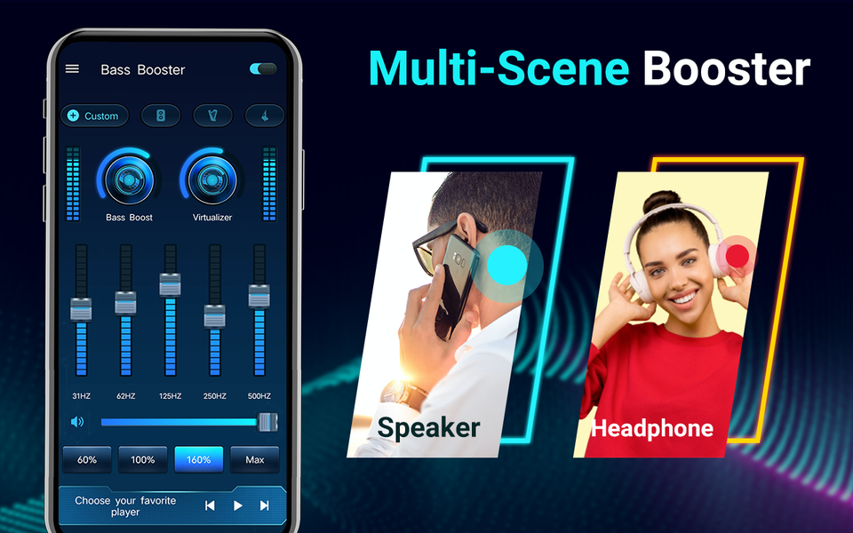Equalizer- Bass Booster&Volume - Image screenshot of android app