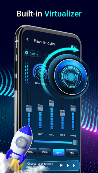 Equalizer- Bass Booster&Volume - Image screenshot of android app