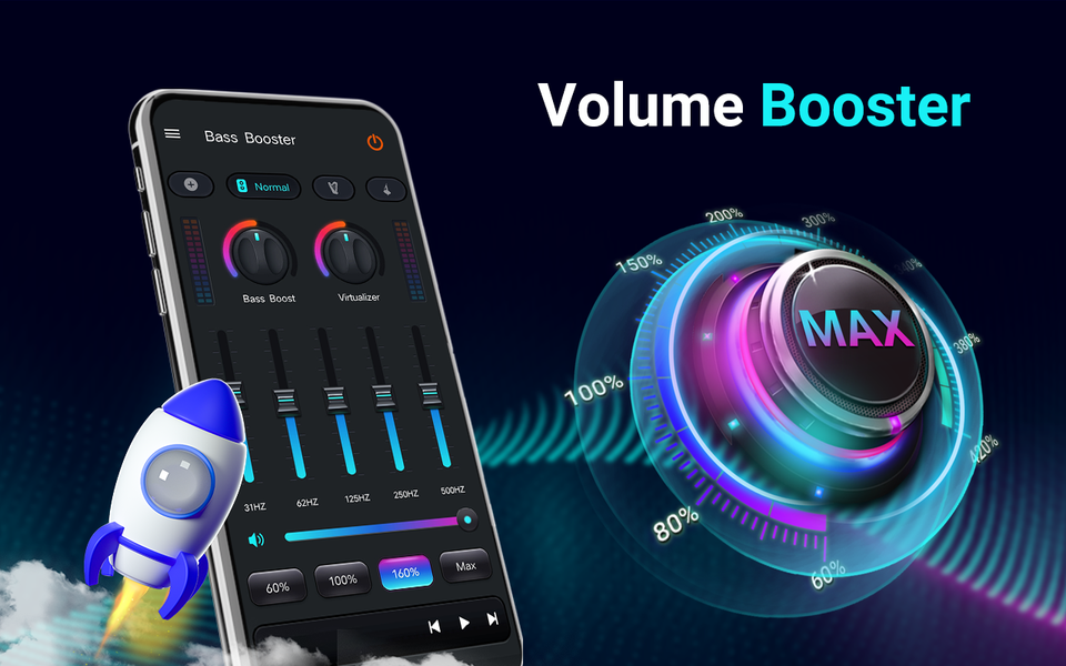 Equalizer- Bass Booster&Volume - Image screenshot of android app