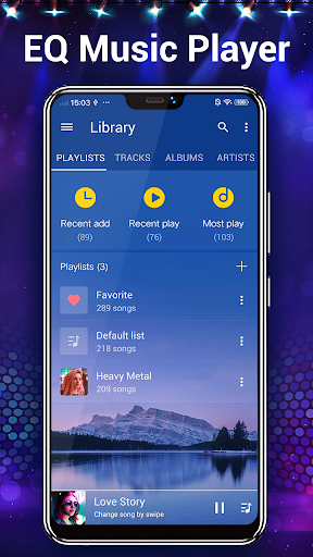 Music Player- Free Music & Mp3 Player – پخش موسیقی و MP3 - عکس برنامه موبایلی اندروید