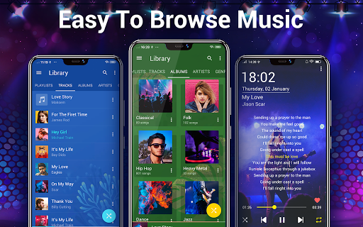 Music Player- Free Music & Mp۳ Player – پخش موسیقی و MP۳ - عکس برنامه موبایلی اندروید