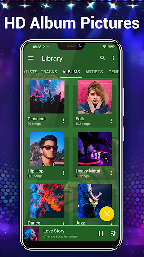 Music Player- Free Music & Mp۳ Player – پخش موسیقی و MP۳ - عکس برنامه موبایلی اندروید